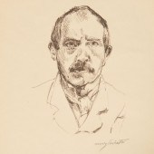 LOVIS CORINTH, LITHOGRAPH, 191