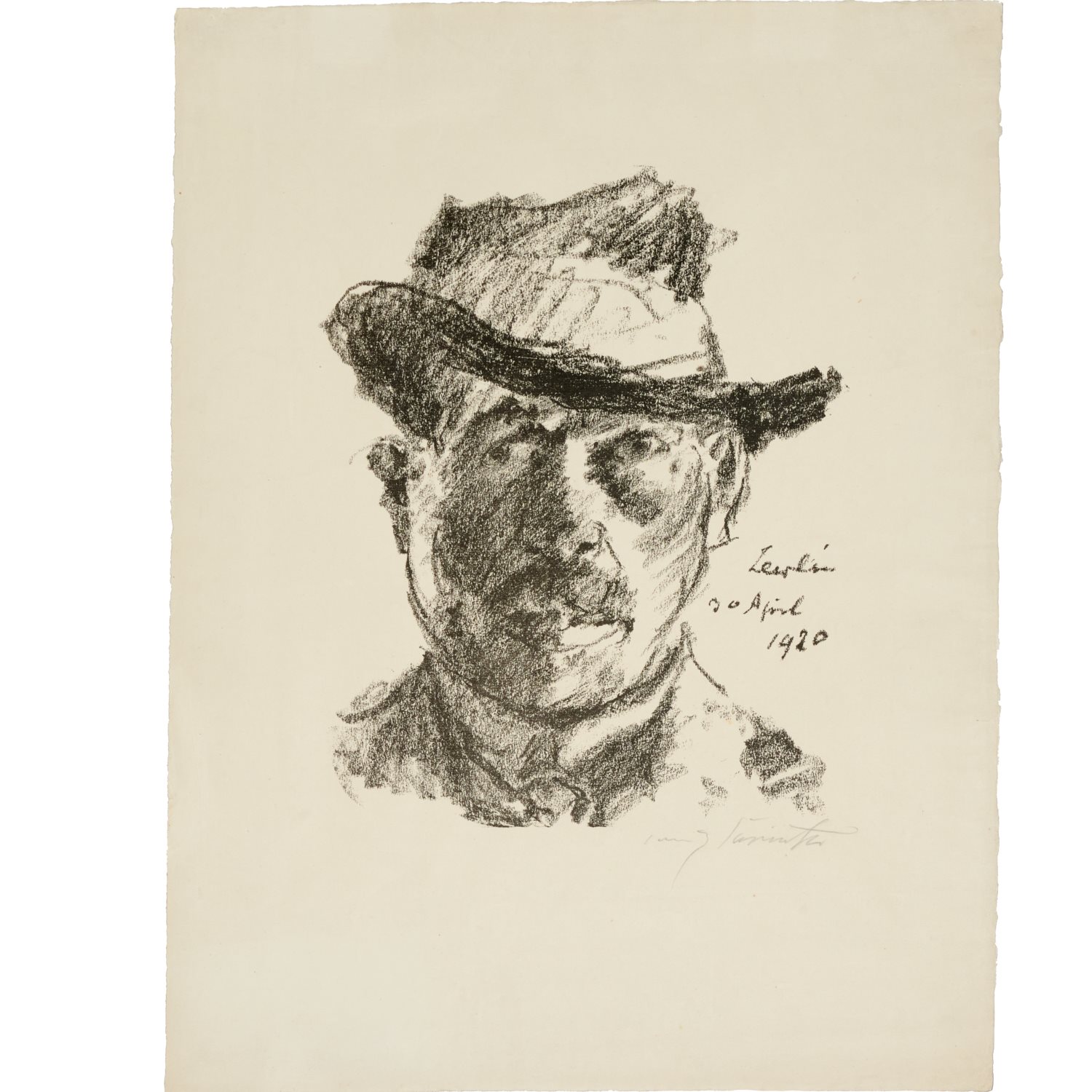 LOVIS CORINTH, LITHOGRAPH, 1920