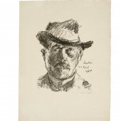 LOVIS CORINTH, LITHOGRAPH, 192