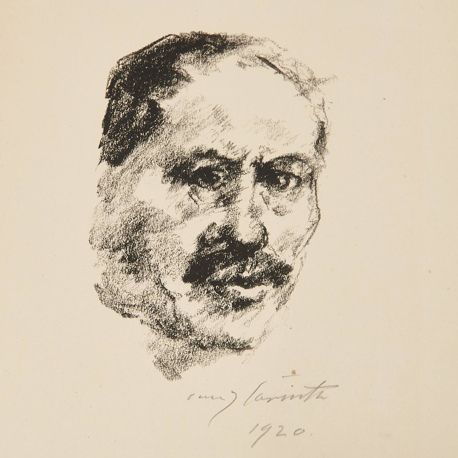LOVIS CORINTH, LITHOGRAPH, 1920