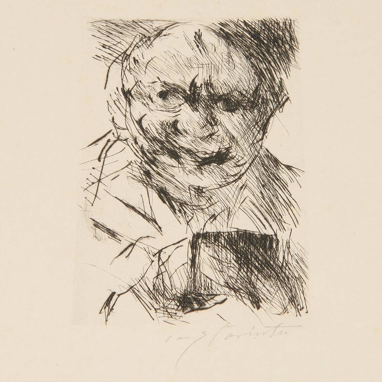 LOVIS CORINTH, RARE DRYPOINT