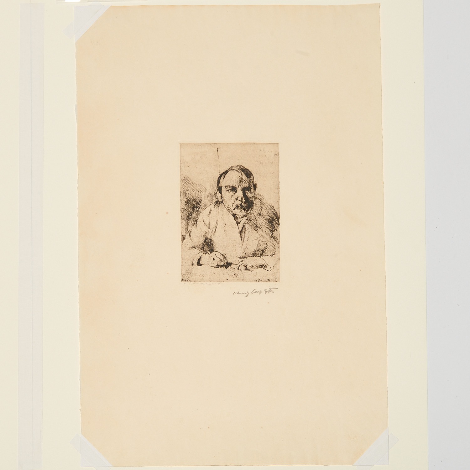 LOVIS CORINTH, SOFT GROUND ETCHING,