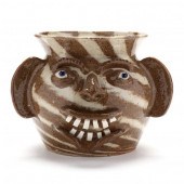 LOW FACE POT, CHARLES LISK (VA