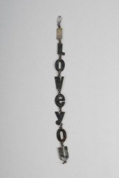 LOW KARAT WHITE GOLD 'I LOVE Y