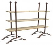LOW RUSTIC IRON FRAME & PINE S