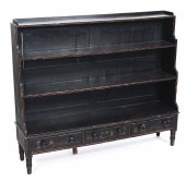 LOW SHELF WITH CHINOISERIE DEC
