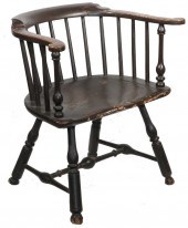 LOWBACK 18TH C. AMERICAN WINDS