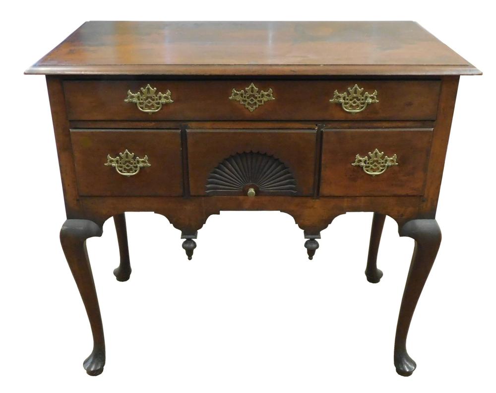 LOWBOY, AMERICAN, 18TH C., CHERRY