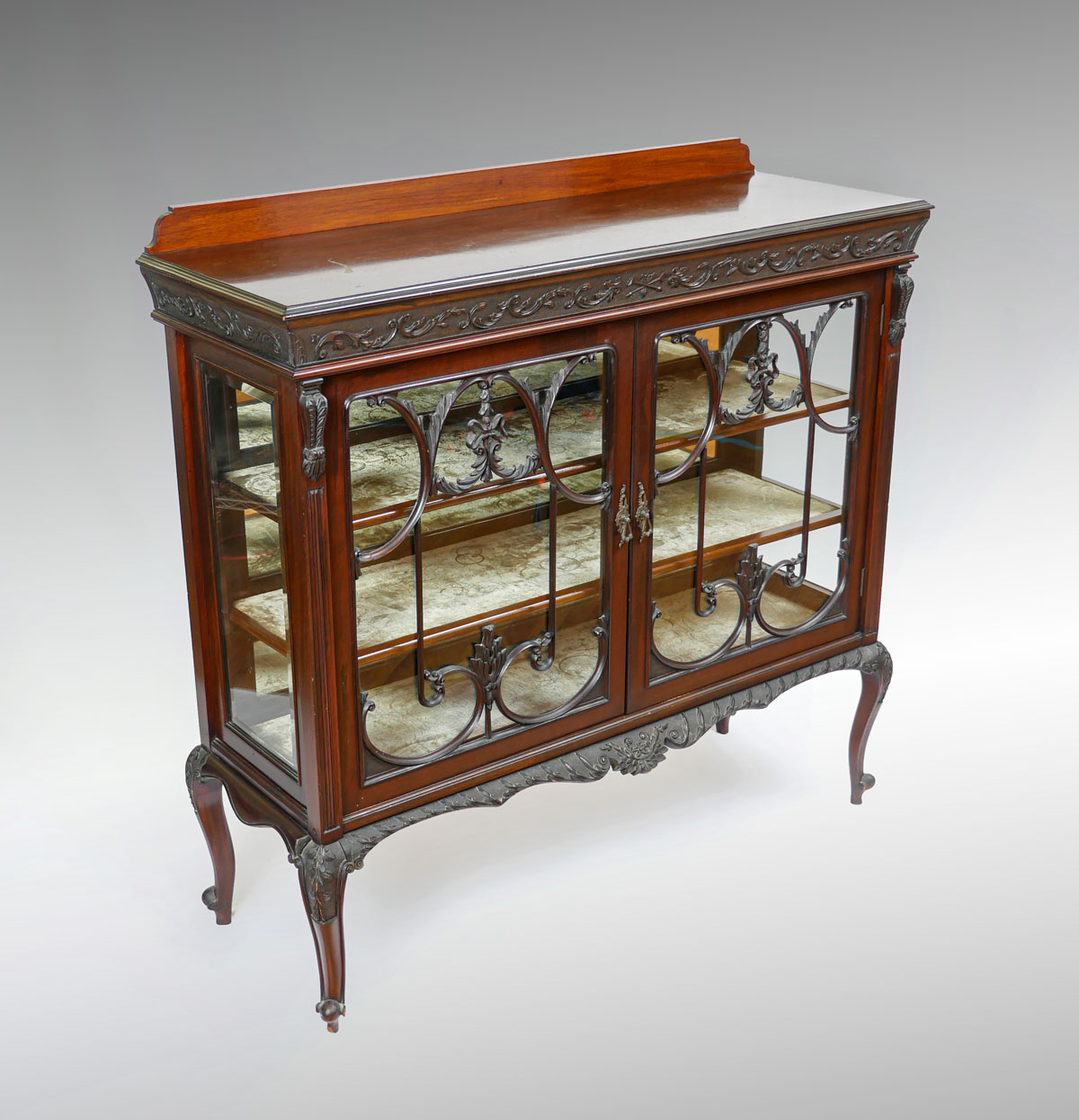 LOWBOY EDWARDIAN CABINET: Edwardian