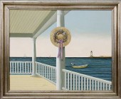 LOWELL HERRERO OIL ON CANVAS "