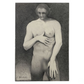 LOWELL NESBITT 1933-1993 NUDE