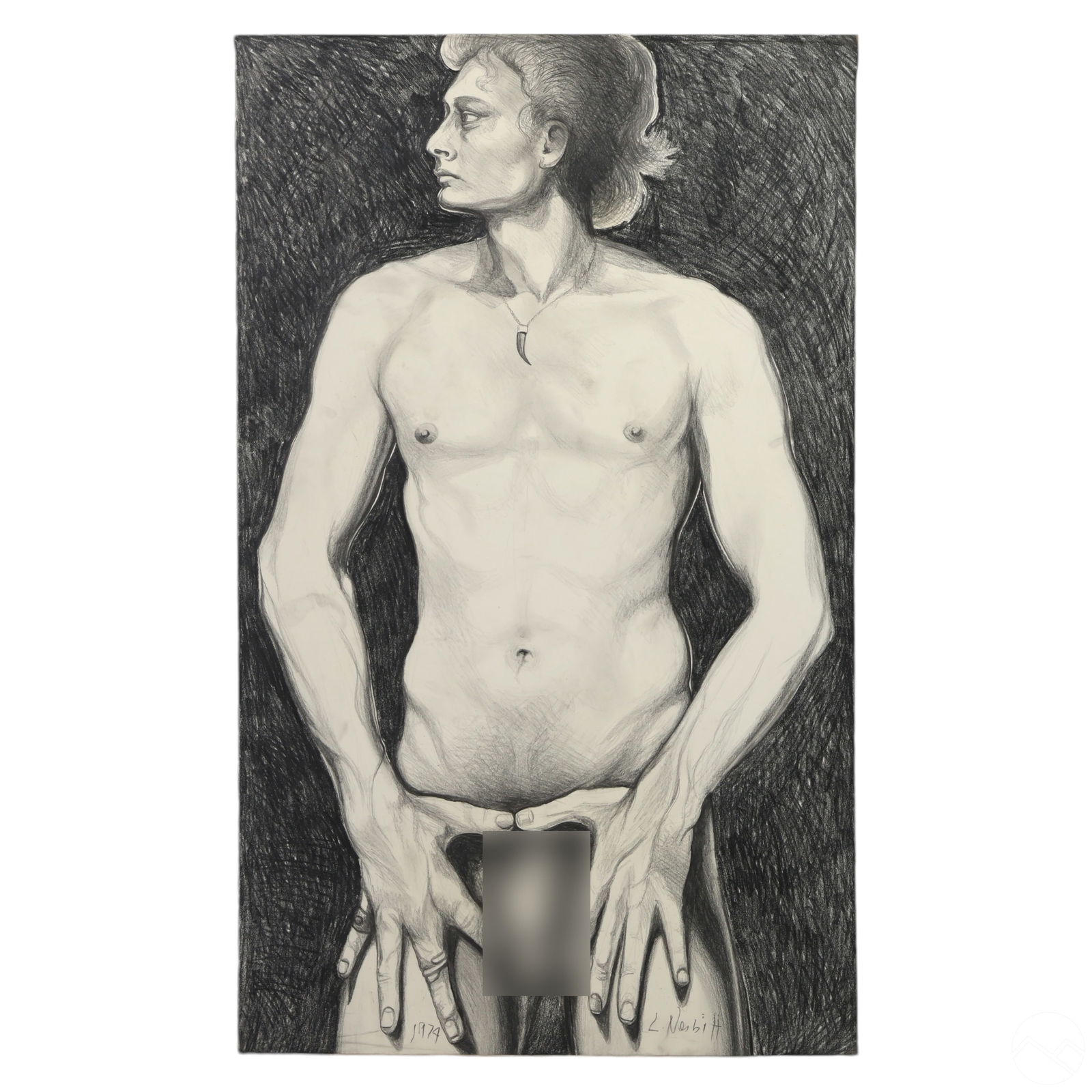 LOWELL NESBITT 1933-1993 NUDE
