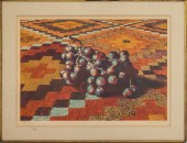 LOWELL NESBITT "GRAPES" LITHOG
