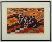 LOWELL NESBITT, GRAPES ON A RU