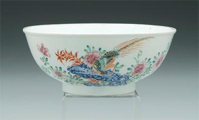Lowestoft bowl, hand painted