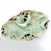 LRG 18TH C. CHINESE GREEN / WH