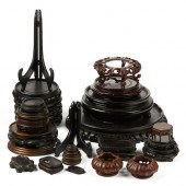 LRG GRP: CHINESE VASE STANDSLa