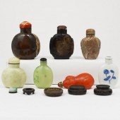 LRG GRP OF CHINESE SNUFF BOTTL