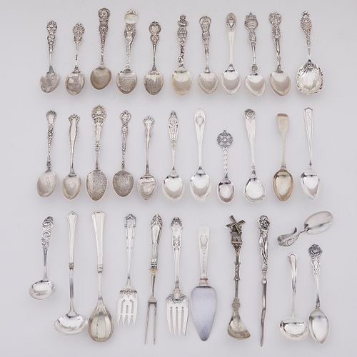 LRG GRP: STERLING FLATWARE &