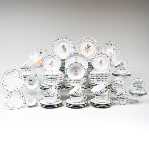 LTALIAN FAIENCE LUNCH AND DESSERT