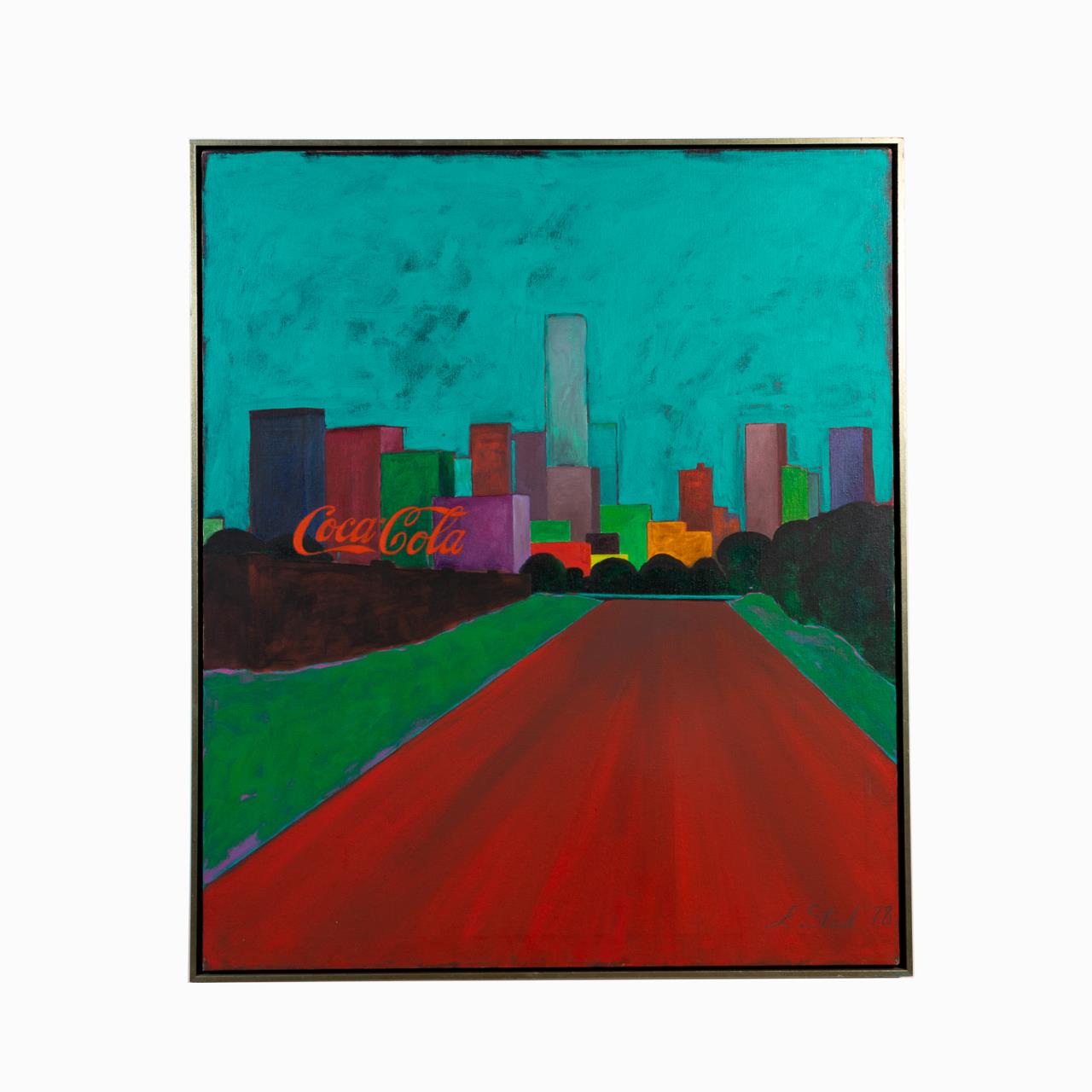 LU STEED, ACRYLIC ON BOARD,"COCA