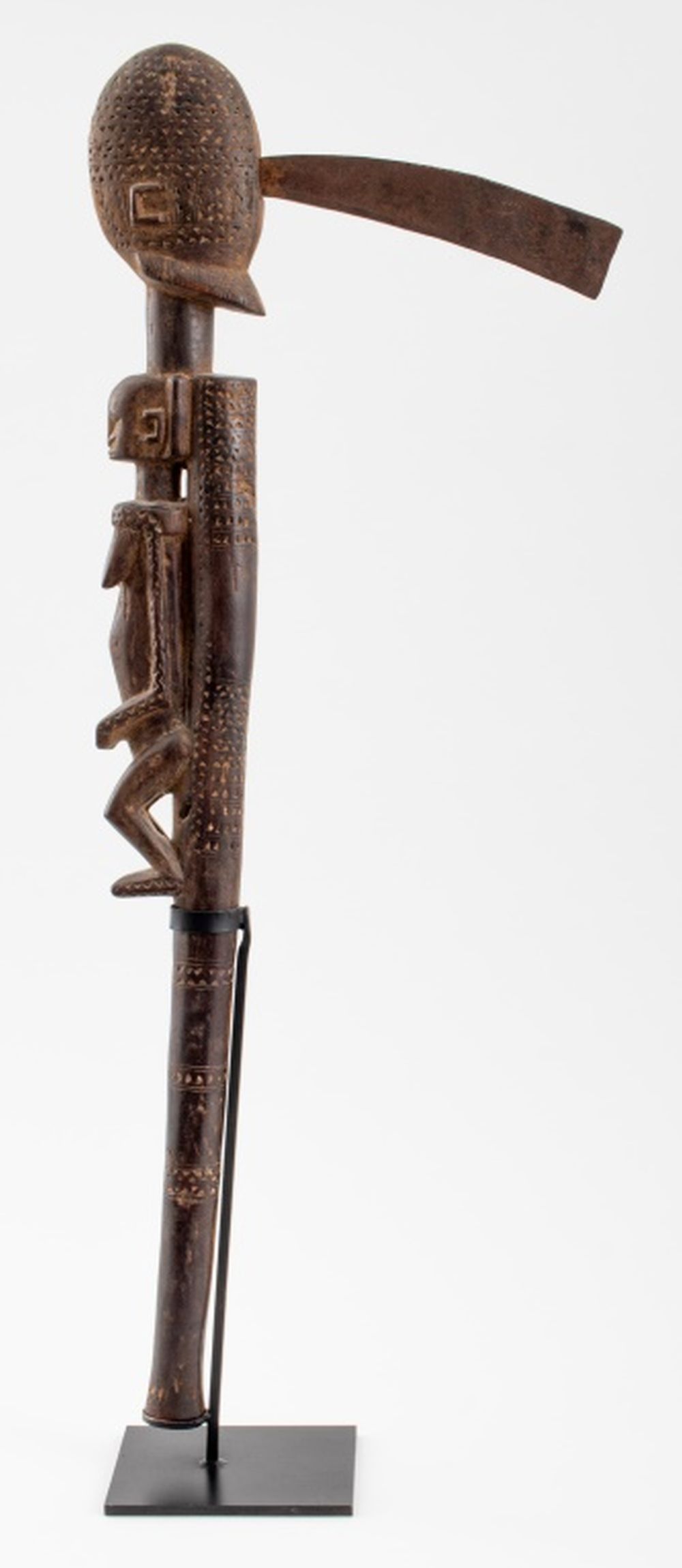LUBA FIGURAL HAND-CARVED WOOD AXE