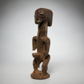 LUBA PEOPLES, CARVED MALE FIGU