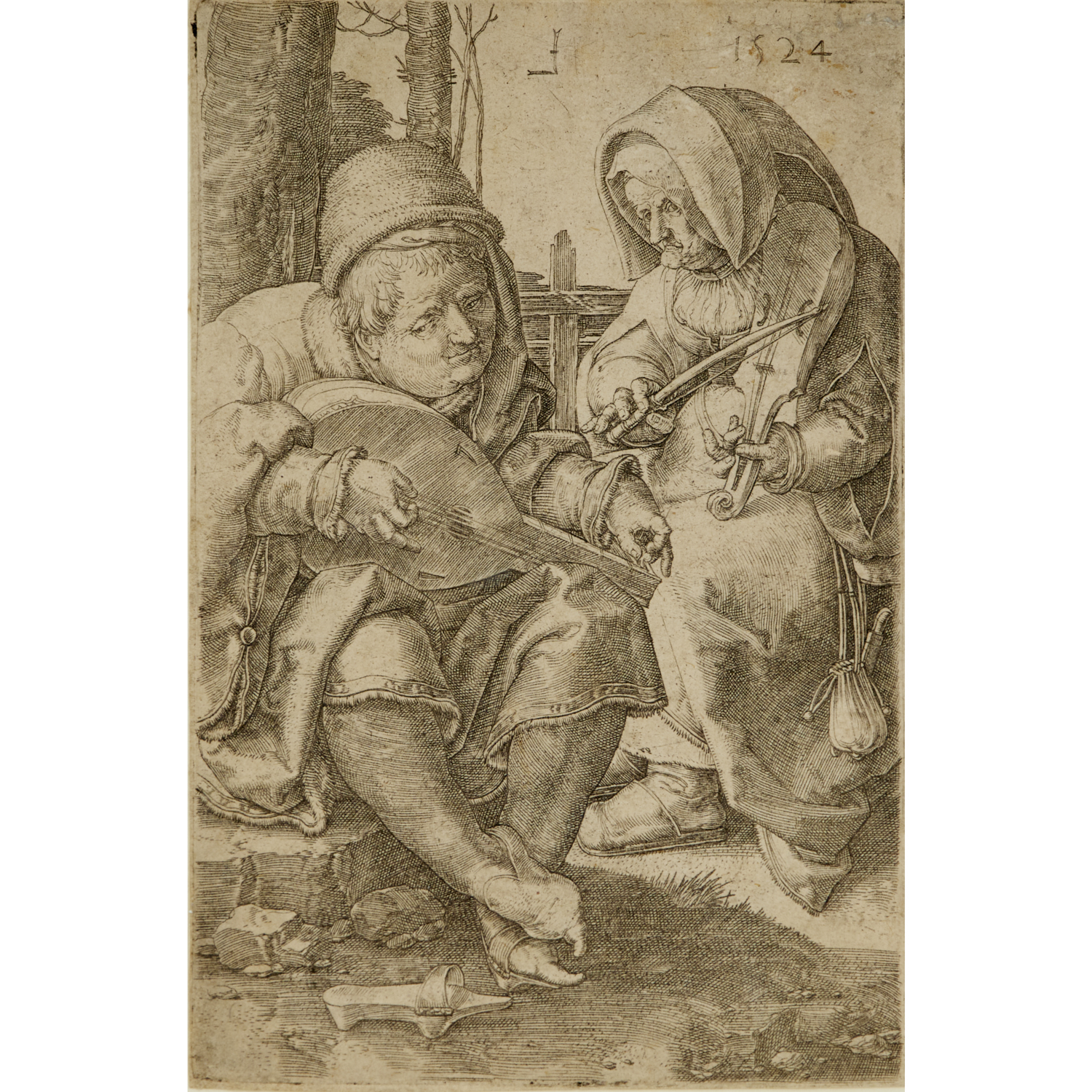 LUCAS VAN LEYDEN, RARE ENGRAVING,