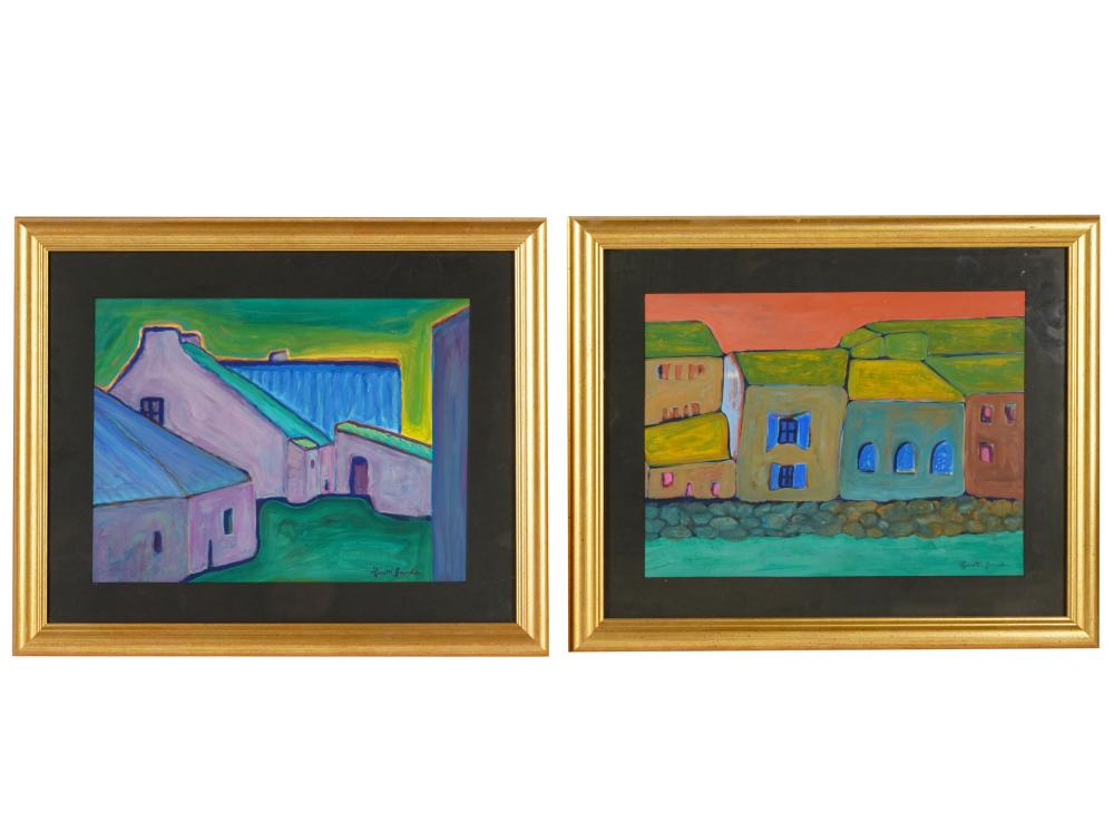 LUCETTE BOURDIN (20TH CENTURY): TWO