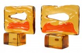 LUCIANO GASPARI: PAIR MURANO S