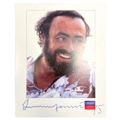 LUCIANO PAVAROTTI AUTOGRAPHED