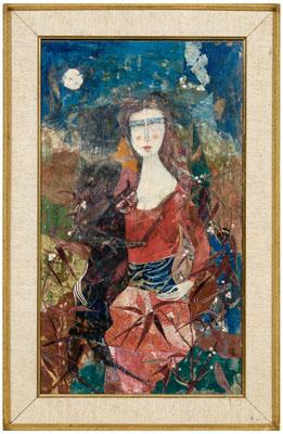 Luciano Spazzali painting (Italian,