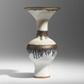 Lucie Rie. Vase with flaring l