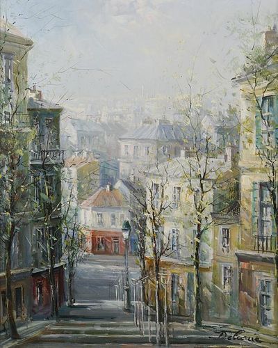 LUCIEN DELARUE, OIL ON LINEN, PARIS