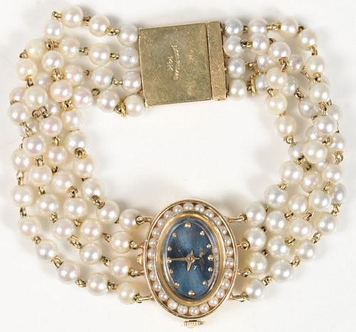 LUCIEN PICCARD 14 KARAT GOLD LADIES