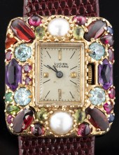 LUCIEN PICCARD 14K GEMSTONE &