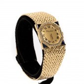 LUCIEN PICCARD 14K WATCH, SAPP