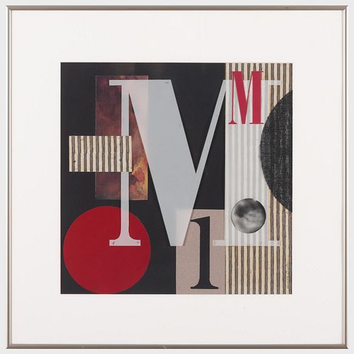 LUCILLE BROWN: MCollage on paper,