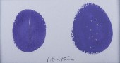 LUCIO FONTANA TEMPERA ON PAPER