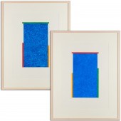 LUCIO POZZI, (2) WATERCOLORS O