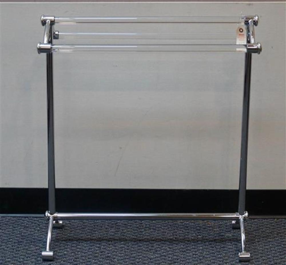 LUCITE AND CHROME TOWEL