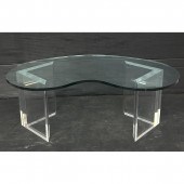 Lucite Base 3/4 Glass Amoeba S