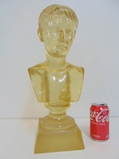 LUCITE BUST, NAPOLEON (CAESAR