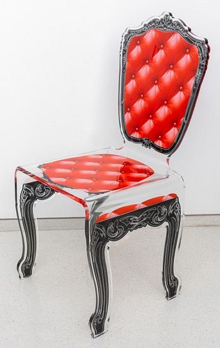 LUCITE HOLLYWOOD REGENCY ROCOCO