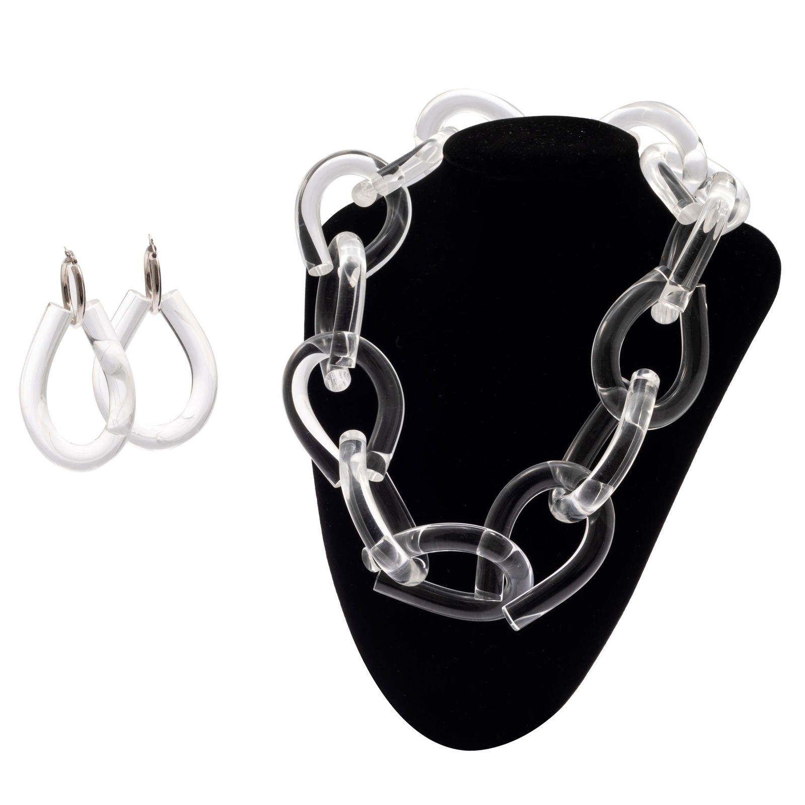 LUCITE JEWELRY SUITE, COREY
