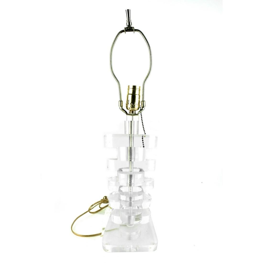 LUCITE LAMPMid Century Modern