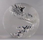 Lucite on Acrylic Gazing Ball,