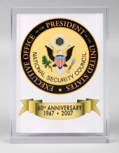 LUCITE PLAQUE, THE NATIONAL SE