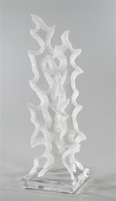 Lucite sculpture by Hivo Van T
