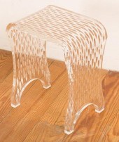 LUCITE WATERFALL TABLEMeasures